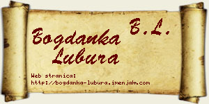 Bogdanka Lubura vizit kartica